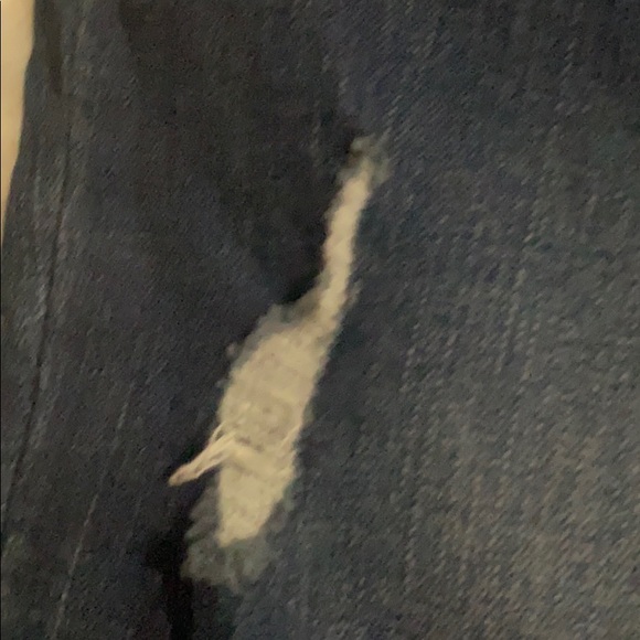 high rise distressed jeggings - Picture 3 of 6